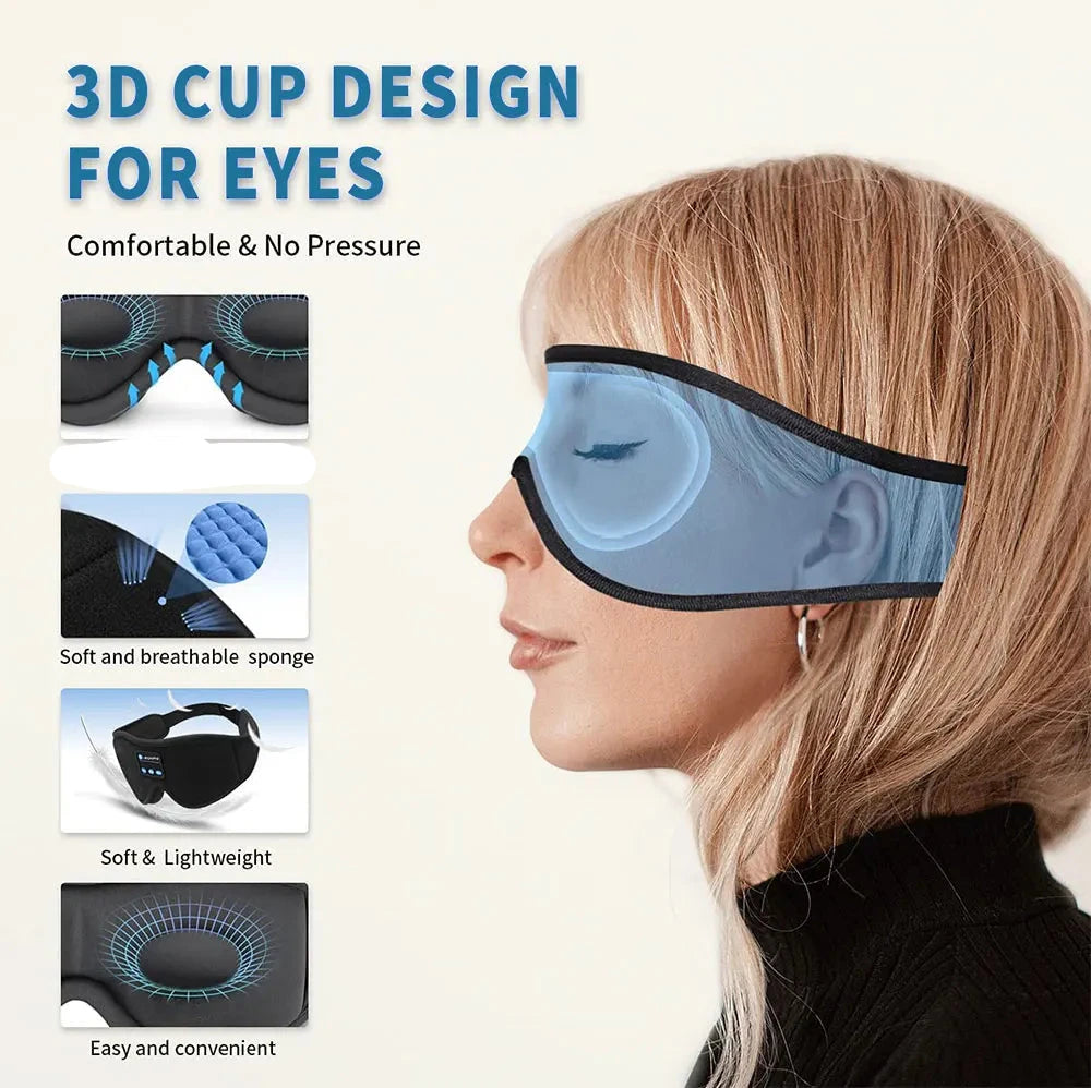 Rest EeZzee Sleep/Meditation Black-out Mask