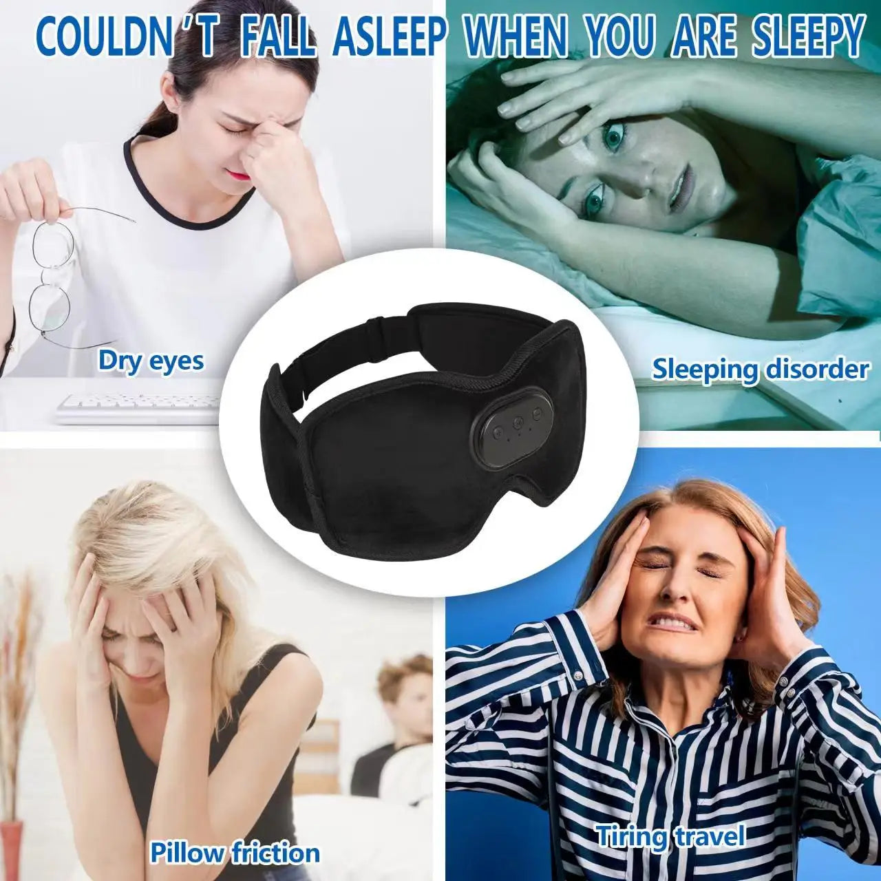 Sleep/Meditation Black-out Mask
