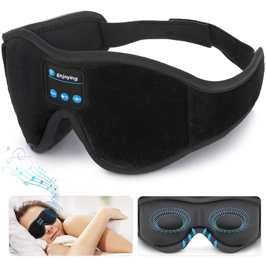 Rest EeZzee Sleep/Meditation Black-out Mask with Additional 3D Soft-Cushion Eye Support